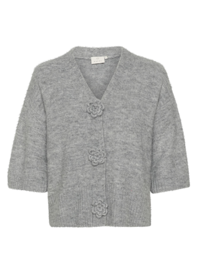 KAROSIE CARDIGAN "GREY MELANGE"