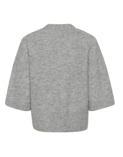 KAROSIE CARDIGAN "GREY MELANGE"