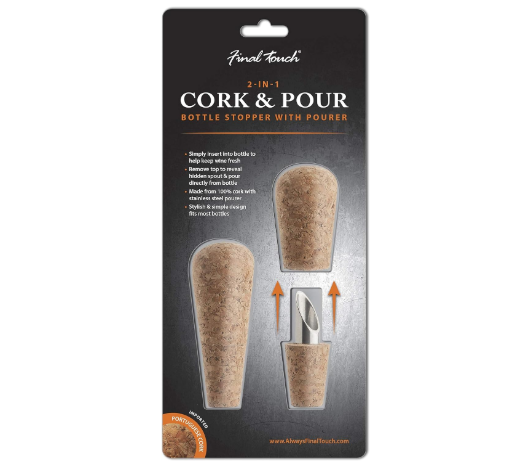 2-IN-1 CORK & POUR SET OF 2