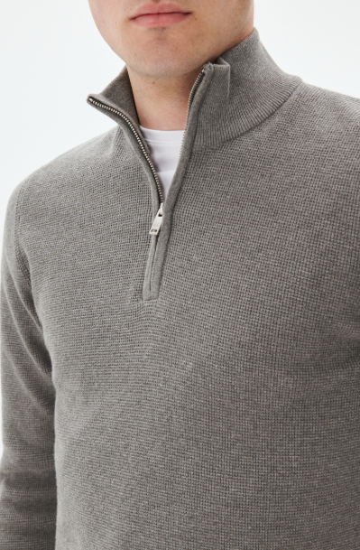 MALAGOON PULLOVER "MEDIUM GREY MELANGE"