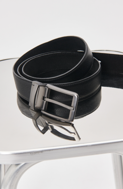 REVERSTONMA REVERSIBLE BELT "BLACK"