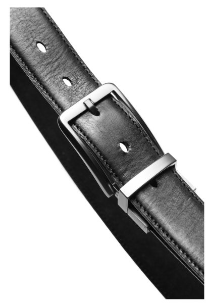 REVERSTONMA REVERSIBLE BELT "BLACK"