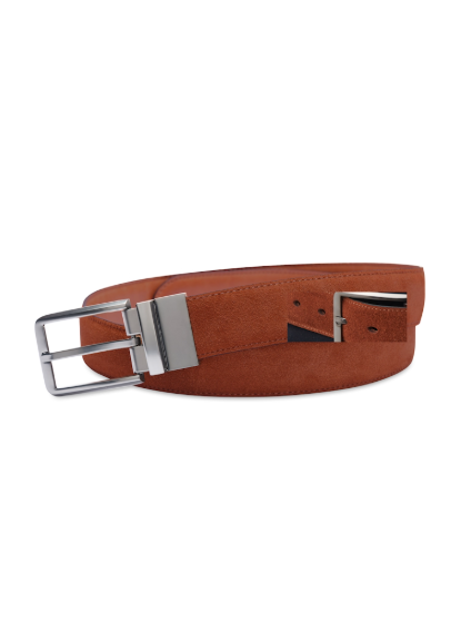 REVERSTONMA REVERSIBLE BELT "COGNAC"