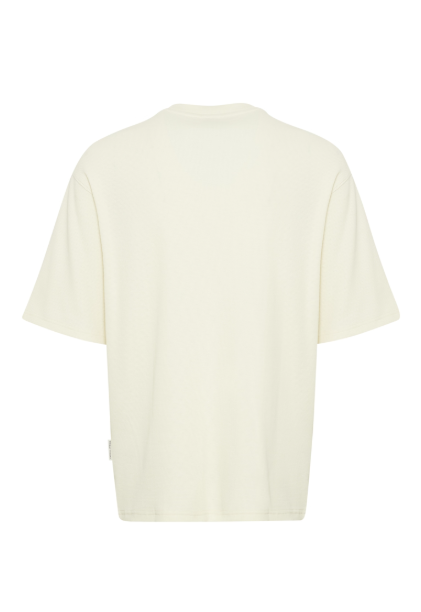 CFTUE RELAXED WAFFLE TEE "WHITE ASPARAGUS"