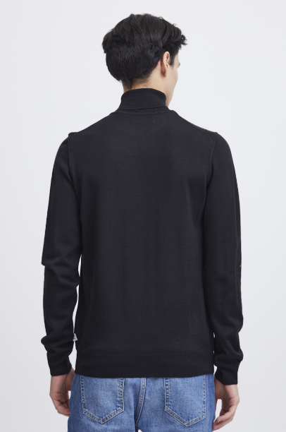 CFKONRAD MERINO ROLL NECK KNIT "BLACK"