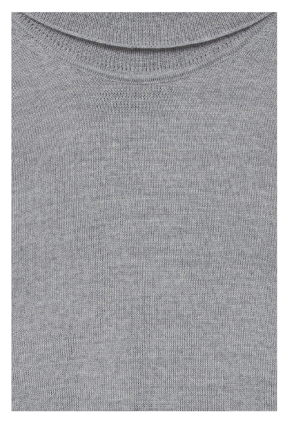 CFKONRAD MERINO ROLL NECK KNIT "LIGHT GREY MELANGE"