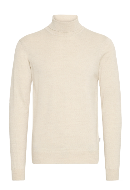 CFKONRAD MERINO ROLL NECK KNIT "LIGHT SAND"