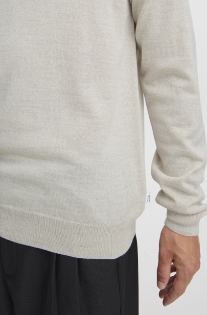 CFKONRAD MERINO ROLL NECK KNIT "LIGHT SAND"