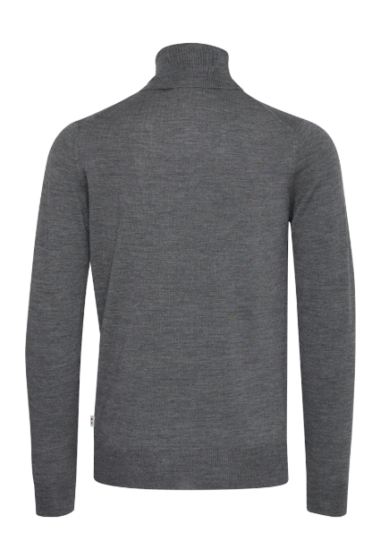 CFKONRAD MERINO ROLL NECK KNIT "PEWTER MIX"