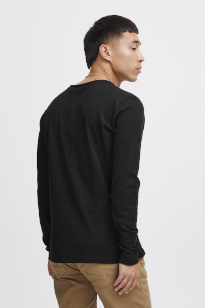 BHNICOLAI TEE LS "BLACK"