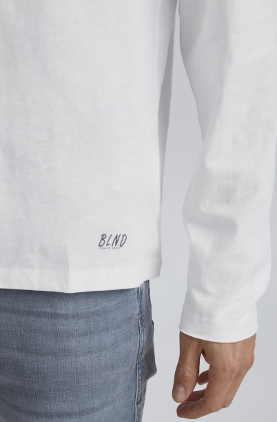 BHNICOLAI TEE LS "WHITE"