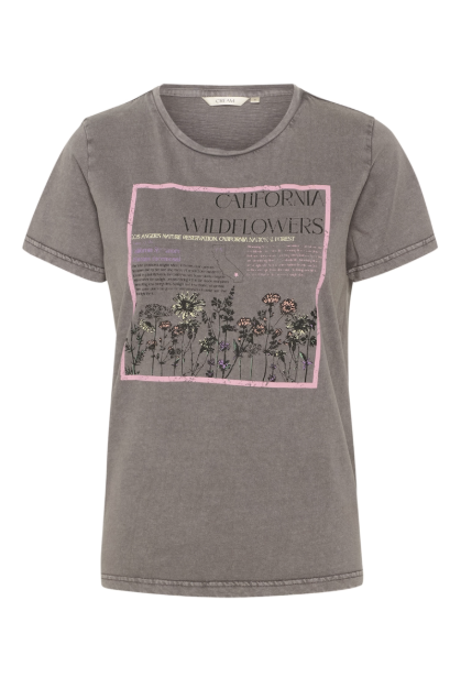 CRRIVA T-SHIRT "PINK WILDFLOWERS"