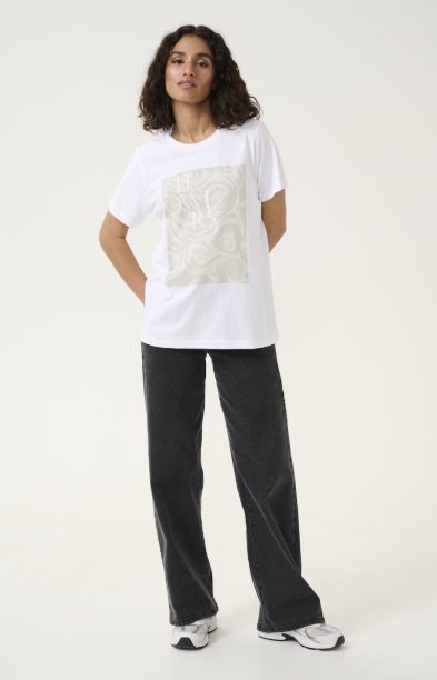 KARITA T-SHIRT "OPTICAL WHITE"