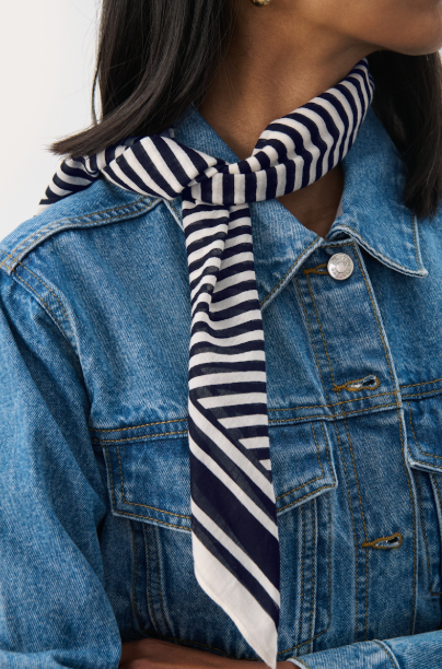 PHIPW SCARF "DARK NAVY STRIPE"