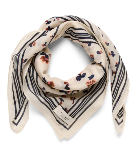 PHIPW SCARF "MULTI BLURRED FLOWER"