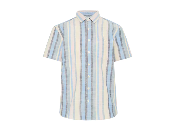 BHARV SHIRT "COPEN BLUE"