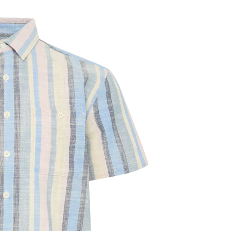 BHARV SHIRT "COPEN BLUE"