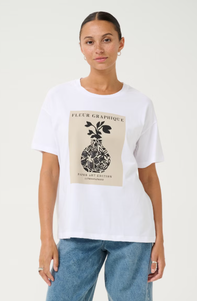 KAFIN T-SHIRT "OPTICAL WHITE'