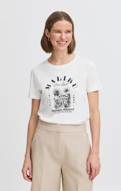 BYSOBBE T-SHIRT "MARSHMALLOW"