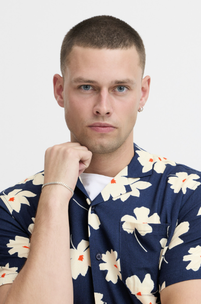 BHADAN SHIRT "DRESS BLUES"