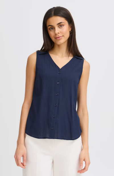 FRVINA BLOUSE "NAVY BLAZER"