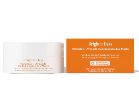 BRIGHTER DAYS RED ALGAE + AVOCADO BIODEGRADABLE EYE MASKS