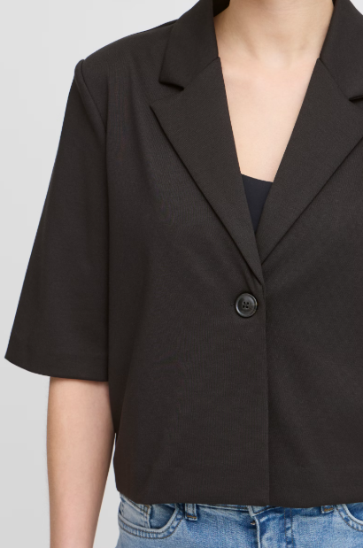 IHKATE CROPPED BLAZER "BLACK"