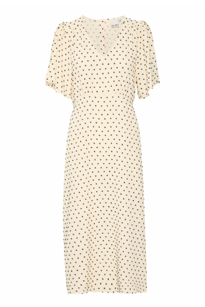 IHZABBY DRESS "ALMOND MILK"