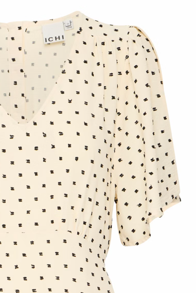 IHZABBY DRESS "ALMOND MILK"