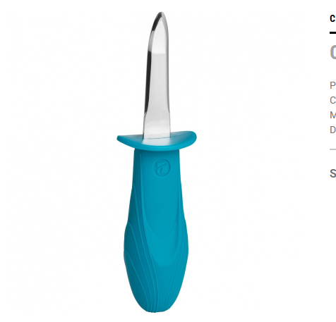 OYSTER KNIFE "TROPICAL BLUE"