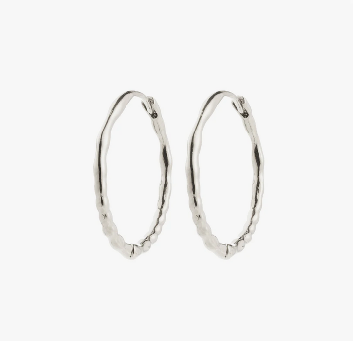 BETWEEN HOOPS "SILVER PLATED"