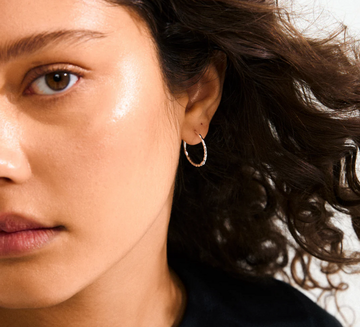 BETWEEN HOOPS "SILVER PLATED"