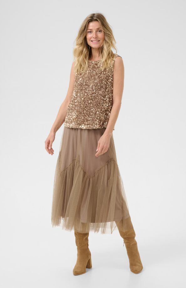 CRPALIA BLOUSE "FOSSIL"