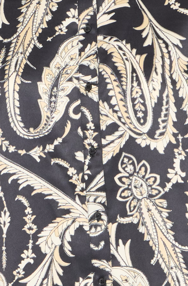 BYFLAIR SHIRT "BLACK PAISLEY"