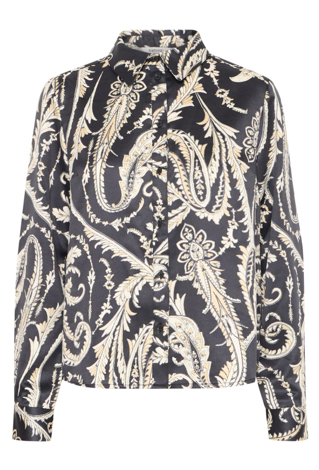 BYFLAIR SHIRT "BLACK PAISLEY"