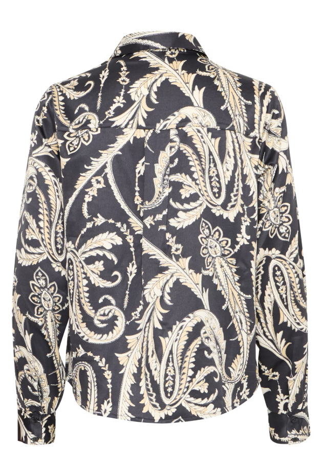 BYFLAIR SHIRT "BLACK PAISLEY"