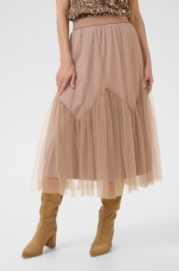 CRYANI SKIRT "FOSSIL"