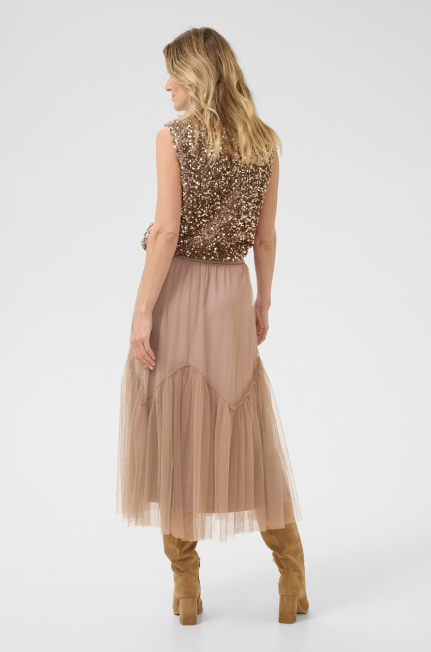 CRYANI SKIRT "FOSSIL"