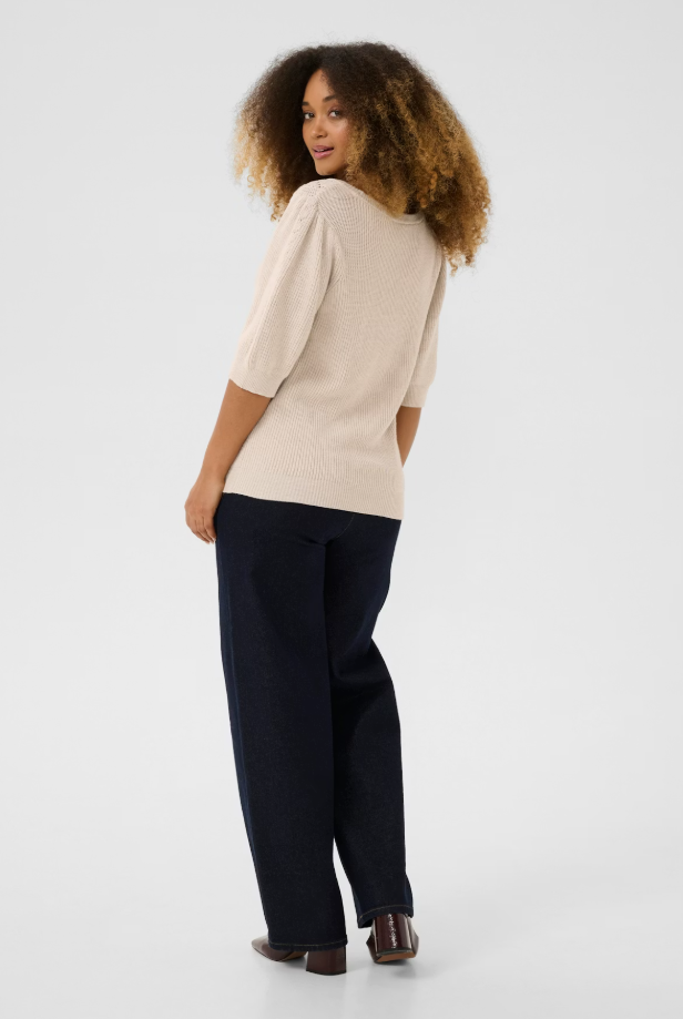 CRDELA SHORT SLEEVE PULLOVER "ANCIENT SCROLL MELANGE"