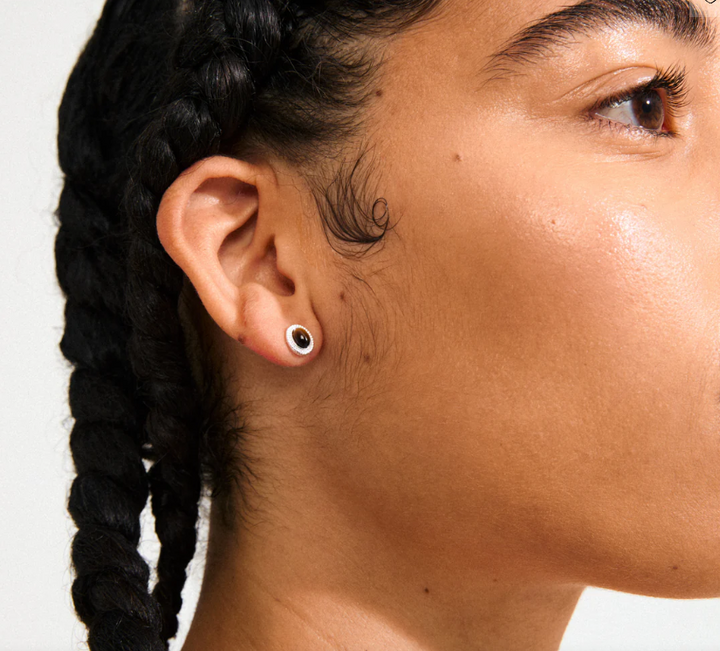 BETWEEN EARRINGS "SILVER-PLATED"