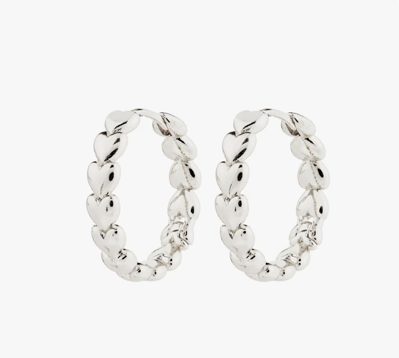 MAEVE HOOP EARRINGS "SILVER-PLATED"