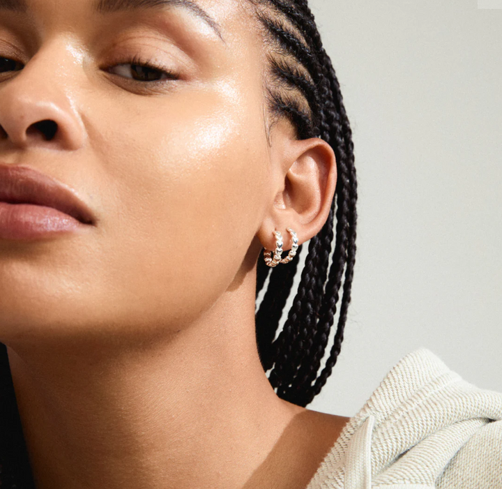 MAEVE HOOP EARRINGS "SILVER-PLATED"