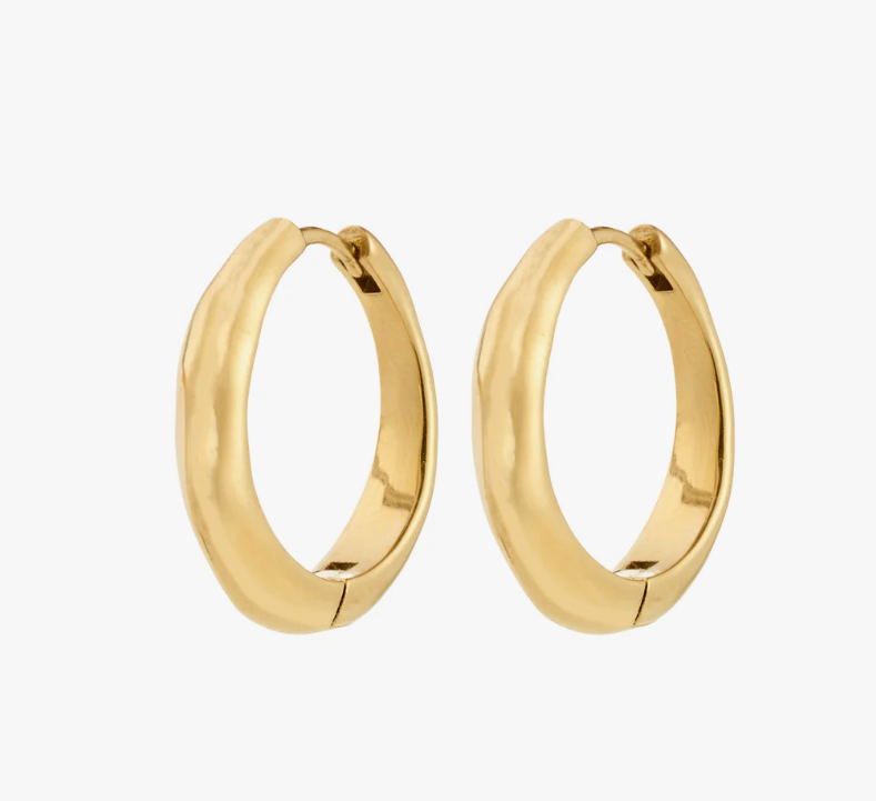 HARRISON HOOPS "GOLD-PLATED"