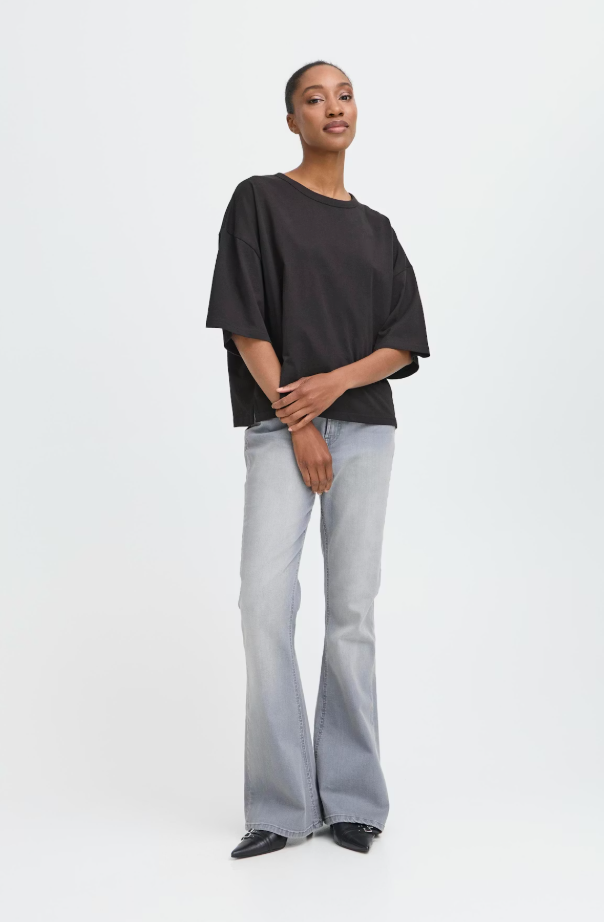 IHPALMER EXTRA LOOSE T-SHIRT "BLACK"