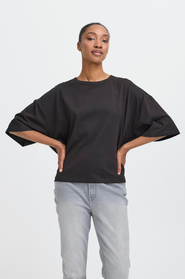 IHPALMER EXTRA LOOSE T-SHIRT "BLACK"