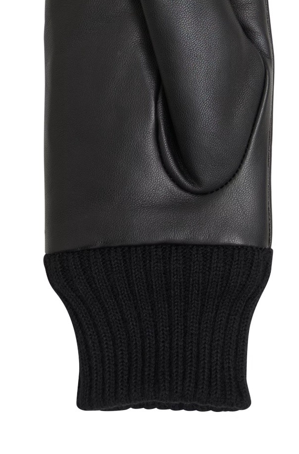 IANILLA LEATHER GLOVES "BLACK"