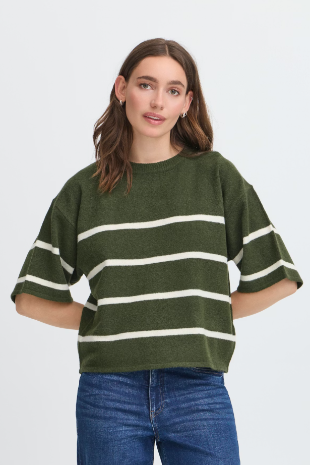 IHDASILA SS PULLOVER "RIFLE GREEN"