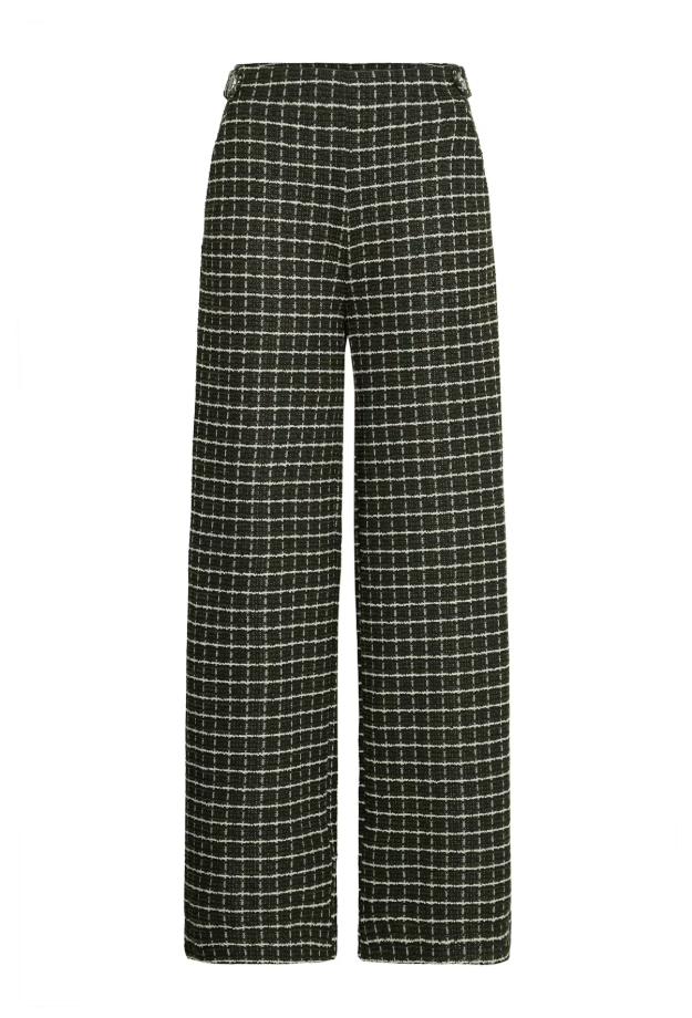 IHKATE BLAZER PANTS "RIFLE GREEN CHECK"