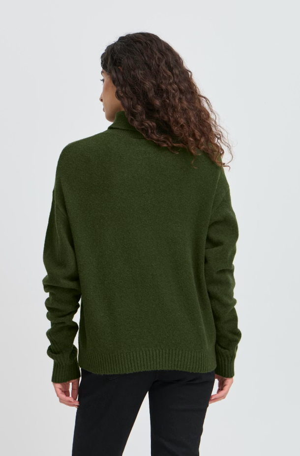 IHDASILA LS PULLOVER "RIFLE GREEN"