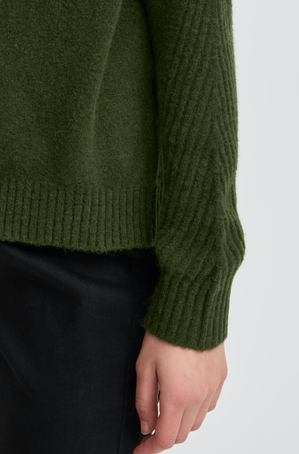 IHDASILA LS PULLOVER "RIFLE GREEN"